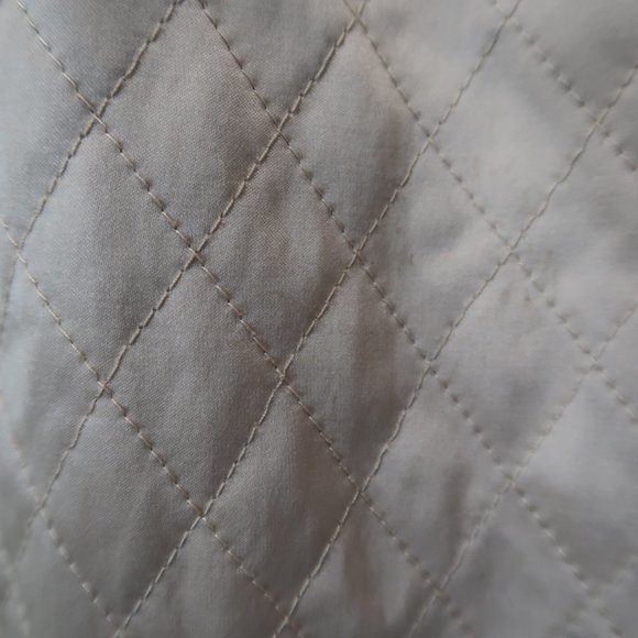 Blanc Noir Trench Coat Womens Quilted Double Breasted Button Down Jacket S - Picture 4 of 16